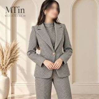 کت‌شلوار و بلوز لمه‌ترک